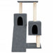 Vidaxl cat tree with sisal scratching posts dark grey 82 cm