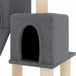 Vidaxl cat tree with sisal scratching posts dark grey 82 cm