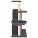 Vidaxl cat tree with sisal scratching posts dark grey 83 cm