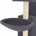 Vidaxl cat tree with sisal scratching posts dark grey 83 cm