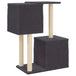 Vidaxl cat tree with sisal scratching posts dark grey 86 cm