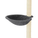 Vidaxl cat tree with sisal scratching posts dark grey 95 cm