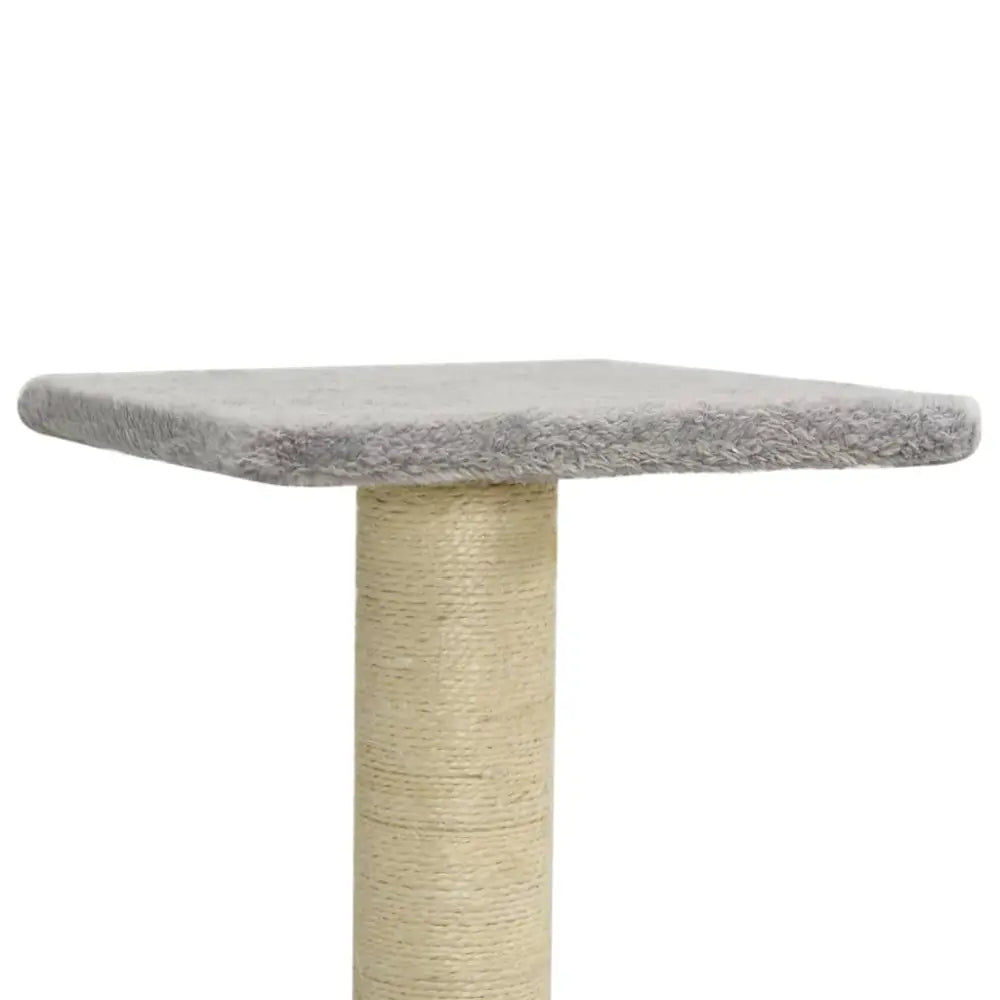 Vidaxl cat tree with sisal scratching posts light grey