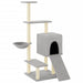 Vidaxl cat tree with sisal scratching posts light grey