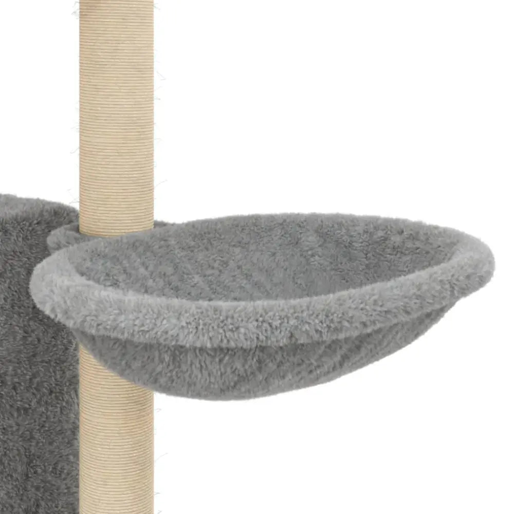 Vidaxl cat tree with sisal scratching posts light grey 131