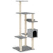 Vidaxl cat tree with sisal scratching posts light grey 142