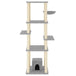 Vidaxl cat tree with sisal scratching posts light grey 154