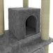 Vidaxl cat tree with sisal scratching posts light grey 155