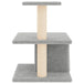 Vidaxl cat tree with sisal scratching posts light grey 48