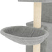 Vidaxl cat tree with sisal scratching posts light grey 83