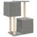 Vidaxl cat tree with sisal scratching posts light grey 86