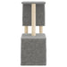 Vidaxl cat tree with sisal scratching posts light grey 86