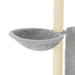 Vidaxl cat tree with sisal scratching posts light grey 96.5