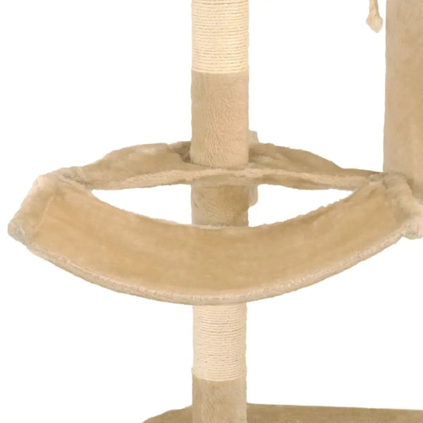 Vidaxl cat tree with sisal scratching posts wall mounted