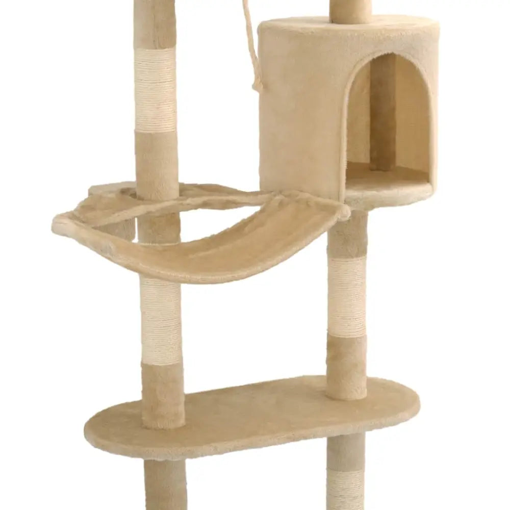 Vidaxl cat tree with sisal scratching posts wall mounted