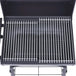 Vidaxl charcoal bbq grill smoker with bottom shelf black