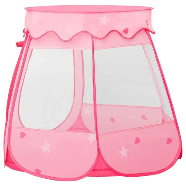 Vidaxl children play tent with 250 balls pink 102x102x82 cm Nexellus