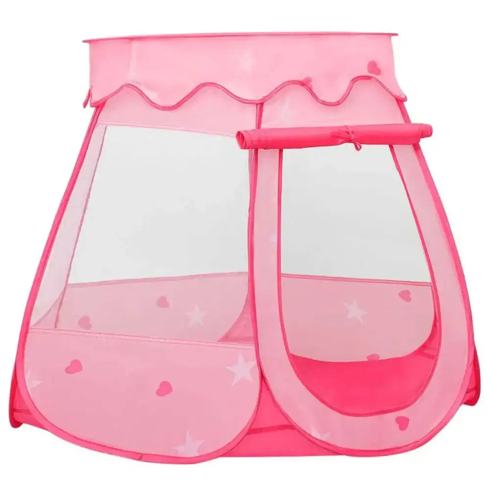 Vidaxl children play tent with 250 balls pink 102x102x82 cm Nexellus