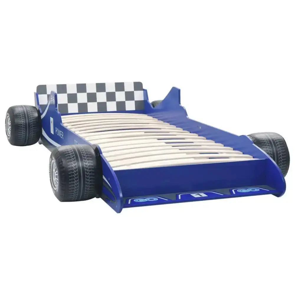 Vidaxl children's race car bed 90x200 cm blue Nexellus