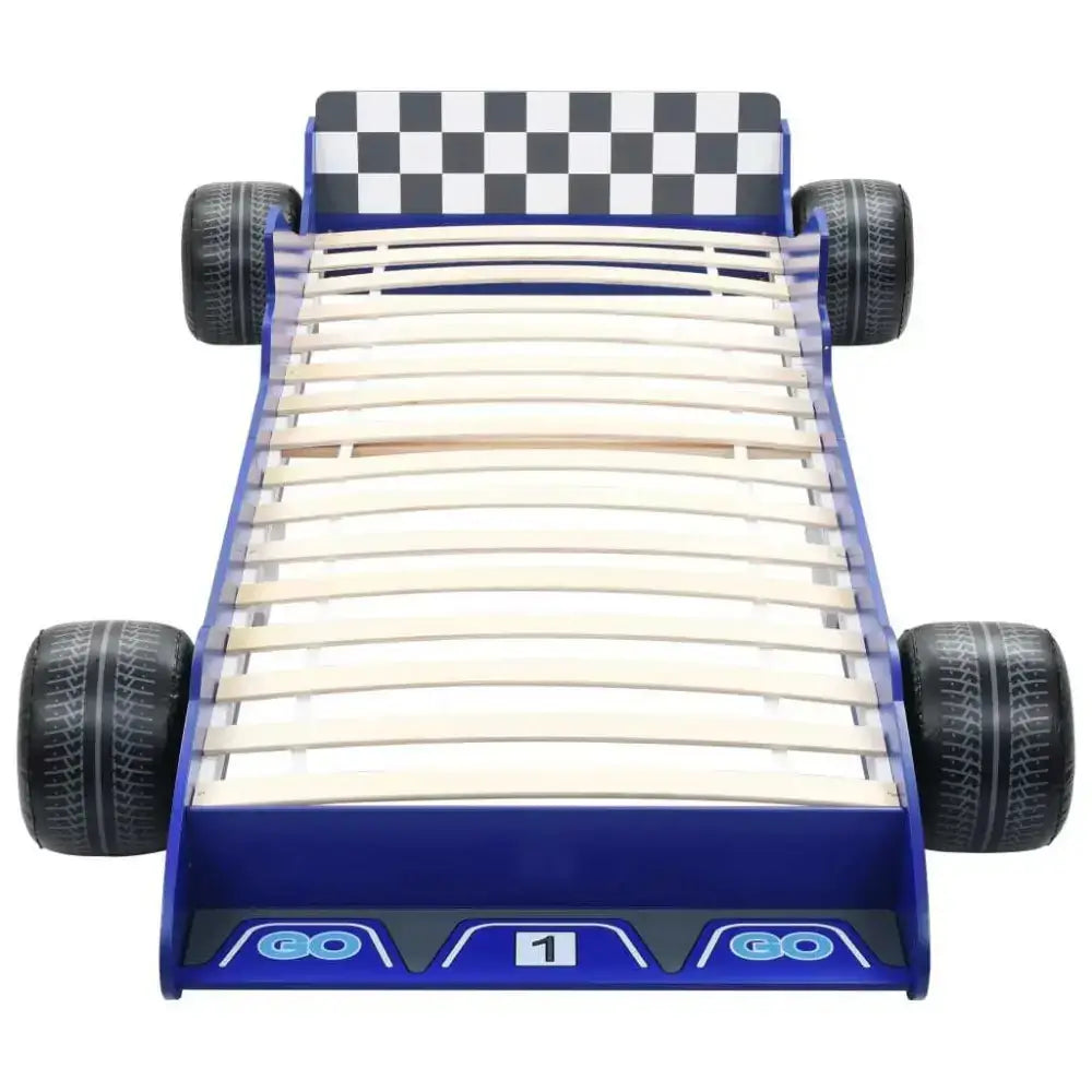 Vidaxl children's race car bed 90x200 cm blue Nexellus