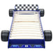 Vidaxl children's race car bed 90x200 cm blue Nexellus