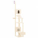 Vidaxl floor to ceiling cat tree cream 277-303 cm - Cream