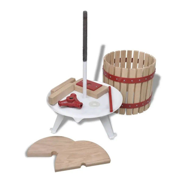 Vidaxl fruit and wine press 6 l