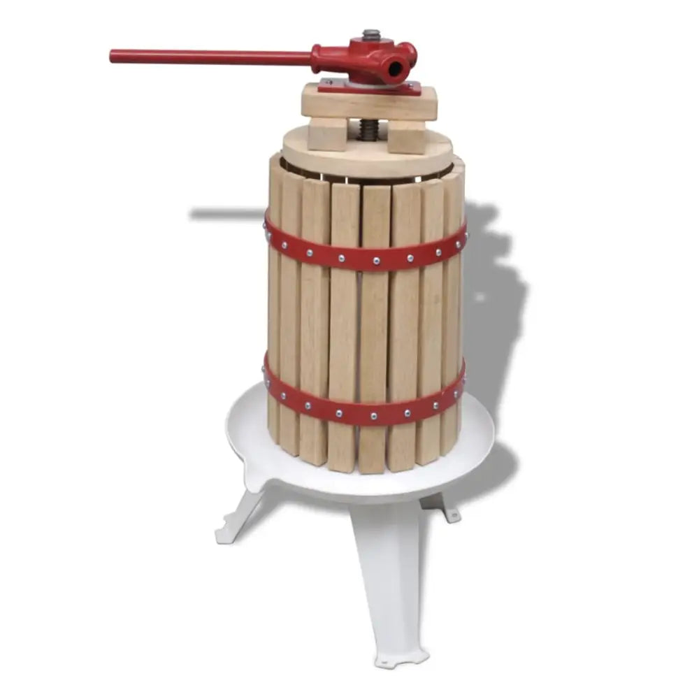 Vidaxl fruit and wine press 6 l