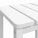 Vidaxl garden adirondack table white 38x38x46 cm hdpe Nexellus