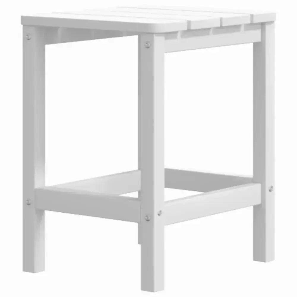 Vidaxl garden adirondack table white 38x38x46 cm hdpe Nexellus