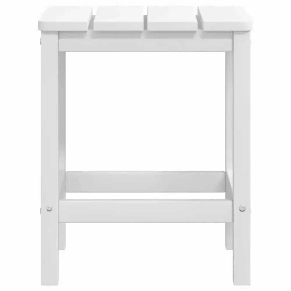 Vidaxl garden adirondack table white 38x38x46 cm hdpe Nexellus