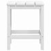 Vidaxl garden adirondack table white 38x38x46 cm hdpe Nexellus