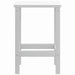 Vidaxl garden adirondack table white 38x38x46 cm hdpe Nexellus