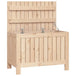 Vidaxl garden storage box 76x42.5x54 cm solid wood pine Nexellus