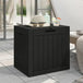 Vidaxl garden storage box black 55.5x43x53 cm polypropylene Nexellus