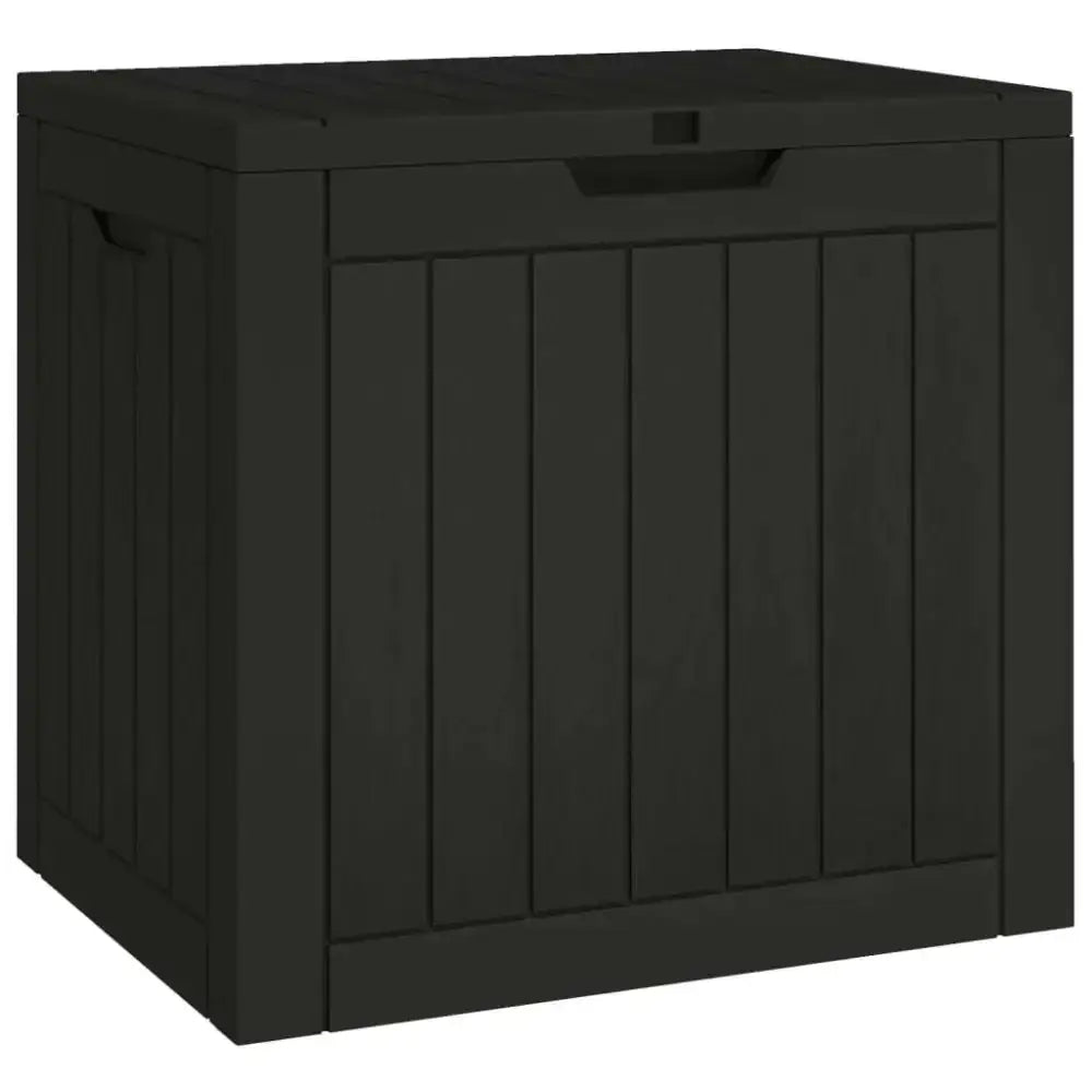 Vidaxl garden storage box black 55.5x43x53 cm polypropylene Nexellus