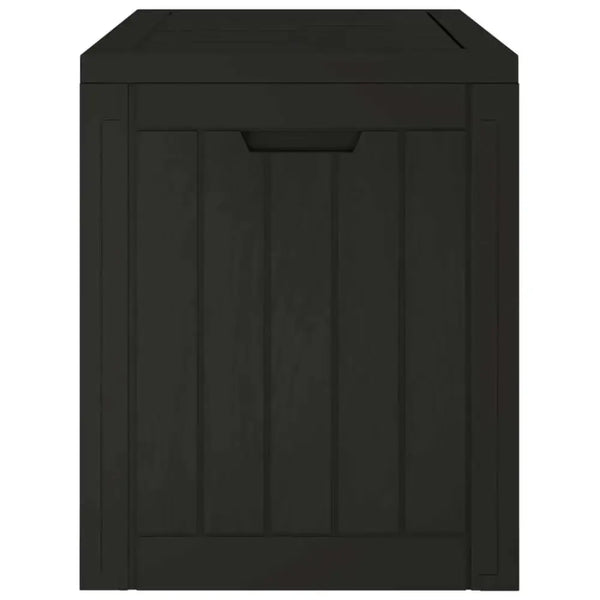 Vidaxl garden storage box black 55.5x43x53 cm polypropylene Nexellus