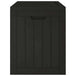 Vidaxl garden storage box black 55.5x43x53 cm polypropylene Nexellus