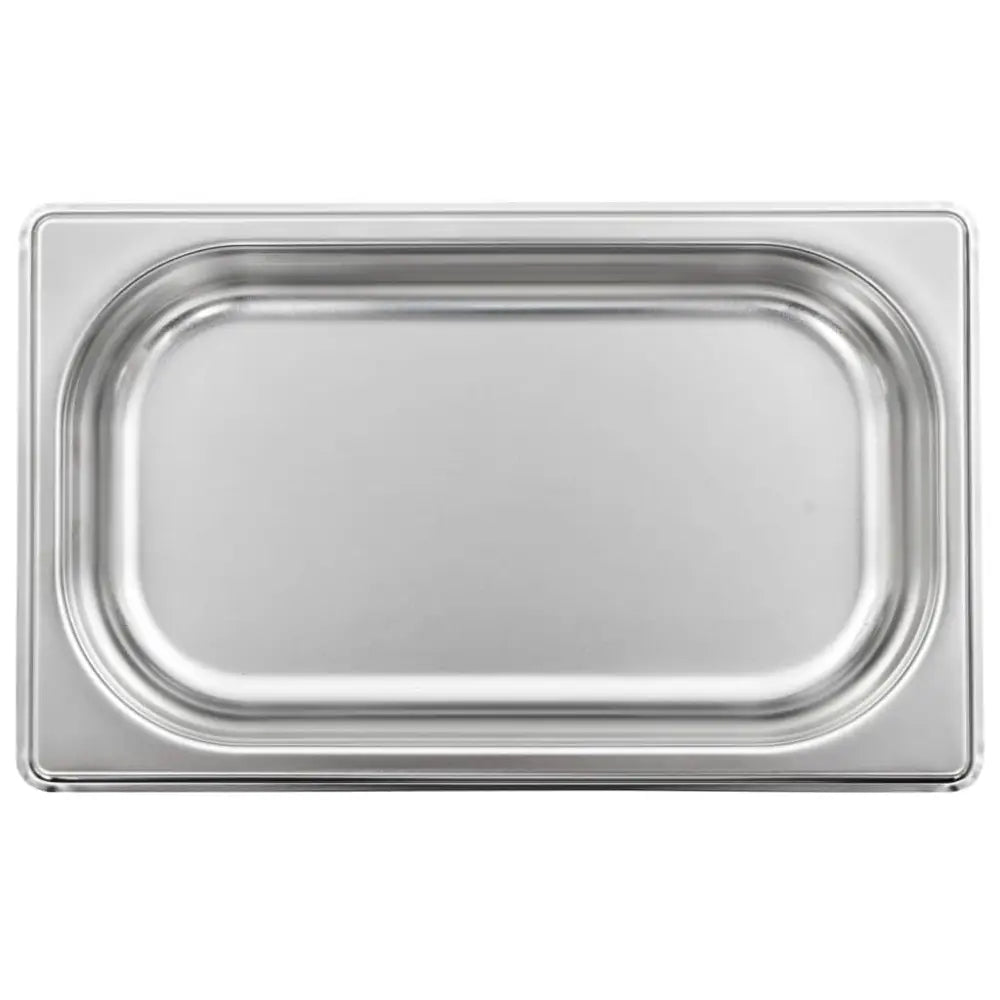 Vidaxl gastronorm containers 12 pcs gn 1/4 40 mm stainless