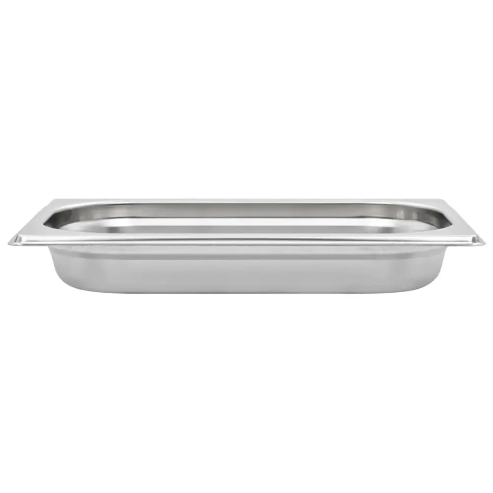 Vidaxl gastronorm containers 12 pcs gn 1/4 40 mm stainless