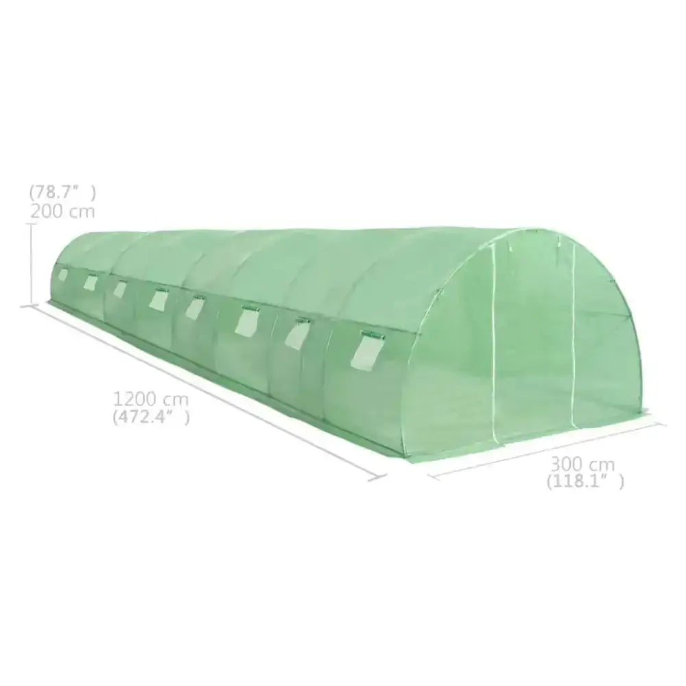 Vidaxl greenhouse 36m 1200x300x200 cm Nexellus