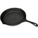 Vidaxl grill fry pan cast iron 30 cm round - Black