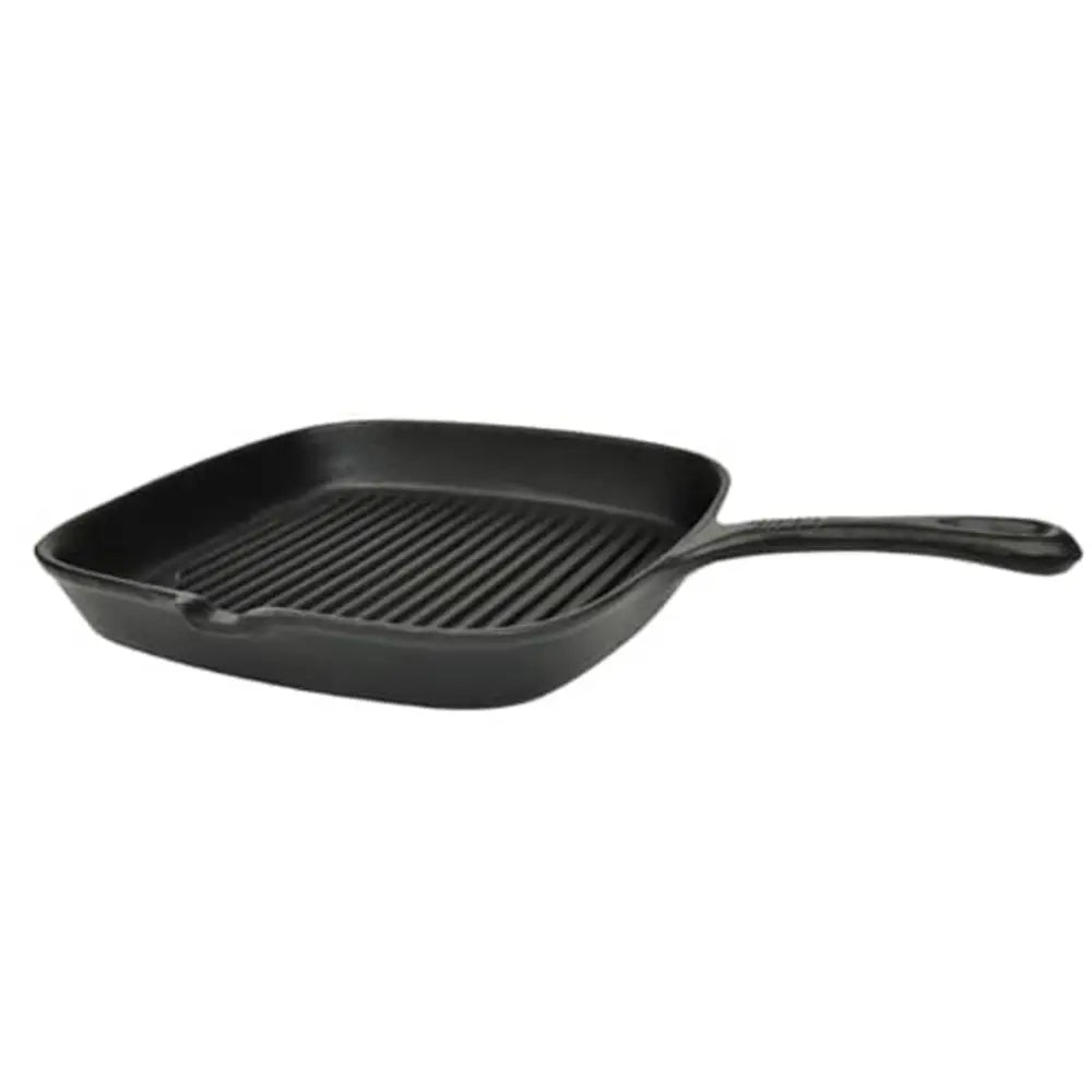 Vidaxl grill pan cast iron 24x23 cm - Black