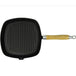 Vidaxl grill pan with wooden handle cast iron 20x20 cm