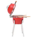 Vidaxl kamado barbecue grill smoker ceramic 76 cm - Red