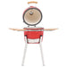 Vidaxl kamado barbecue grill smoker ceramic 76 cm - Red