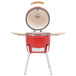 Vidaxl kamado barbecue grill smoker ceramic 81 cm - Red