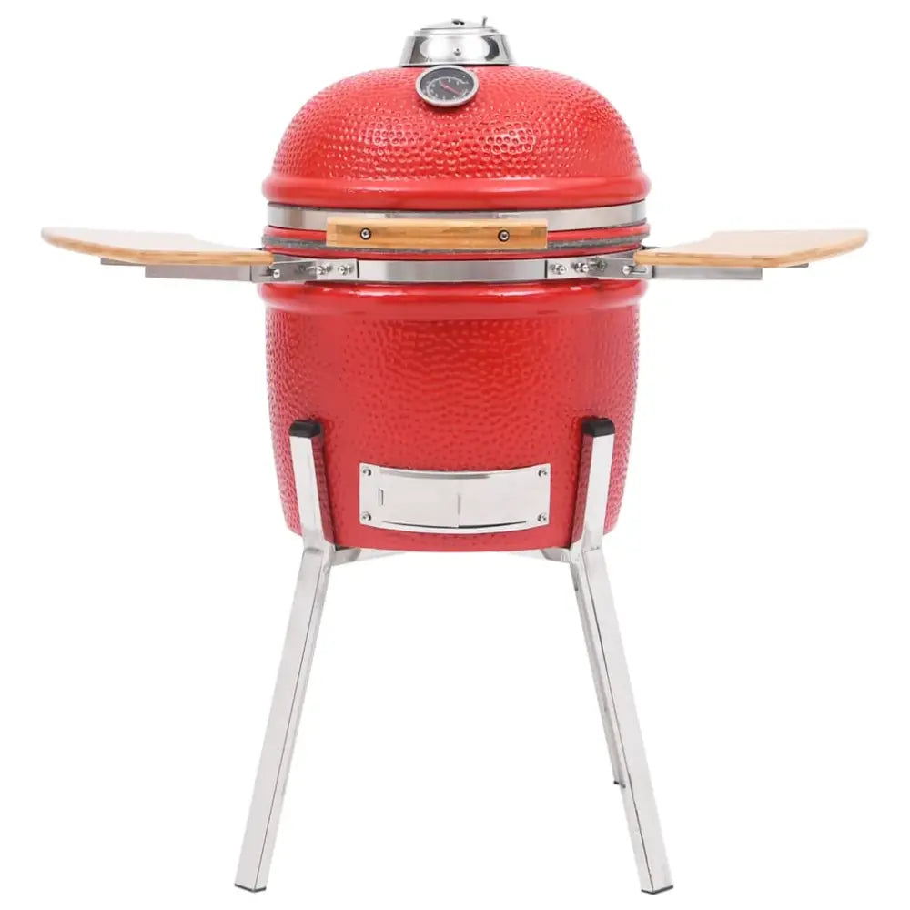 Vidaxl kamado barbecue grill smoker ceramic 81 cm - Red