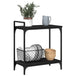 Vidaxl kitchen trolley black 60.5x31x72.5 cm engineered