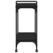 Vidaxl kitchen trolley black 60.5x31x72.5 cm engineered